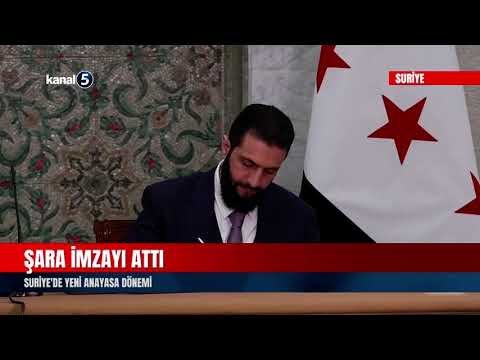Şara İmzayı Attı | Suriye’de Yeni Anayasa Dönemi