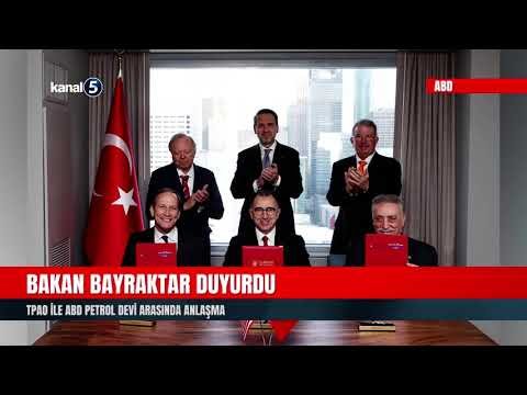 Bakan Bayraktar Duyurdu | TPAO İle ABD Petrol Devi Arasında Anlaşma