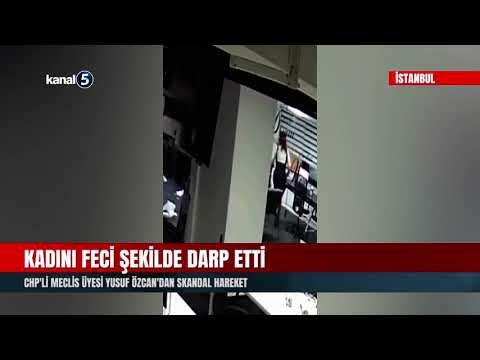 CHP’li Meclis Üyesi Yusuf Özcan’dan Skandal Hareket | Kadını Feci Şekilde Darp Etti
