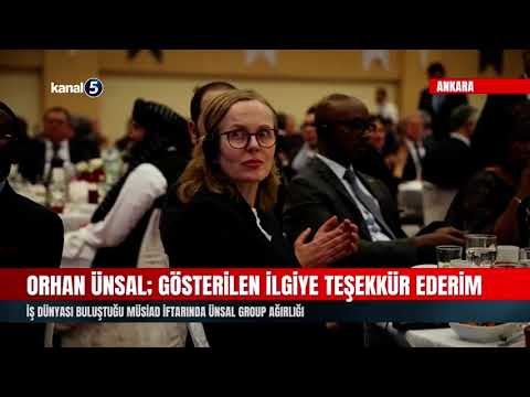 İş Dünyası Buluştuğu MÜSİAD İftarında Ünsal Group Ağırlığı