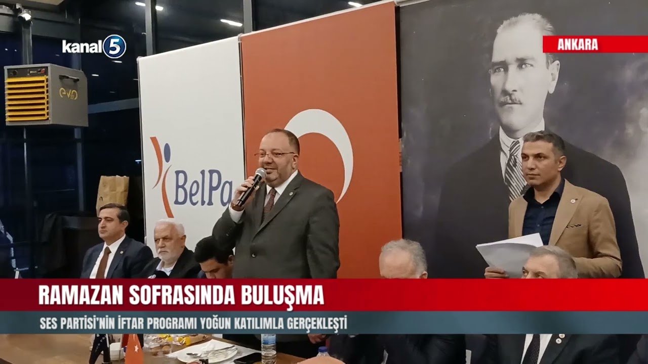 Ses Partisi’nin İftar Programı Yoğun Katılımla Gerçekleşti