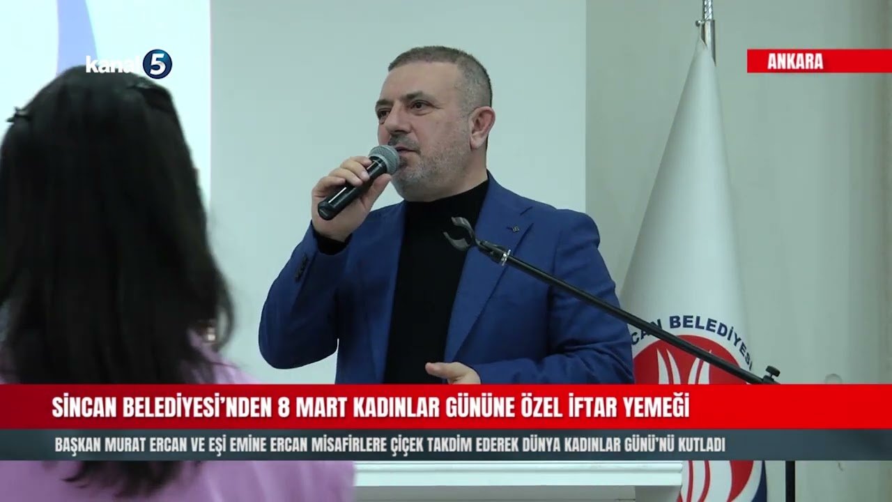 Sincan Belediyesi’nden 8 Mart Kadınlar Gününe özel iftar yemeği