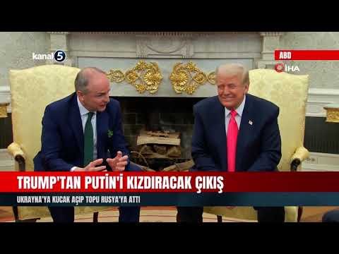Trump’tan Putin’i Kızdıracak Çıkış | Ukrayna’ya Kucak Açıp Topu Rusya’ya Attı