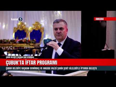 Çubuk Belediye Başkanı Demirbaş ve Ankara Valisi Şahin Şehit Aileleriyle İftarda Buluştu