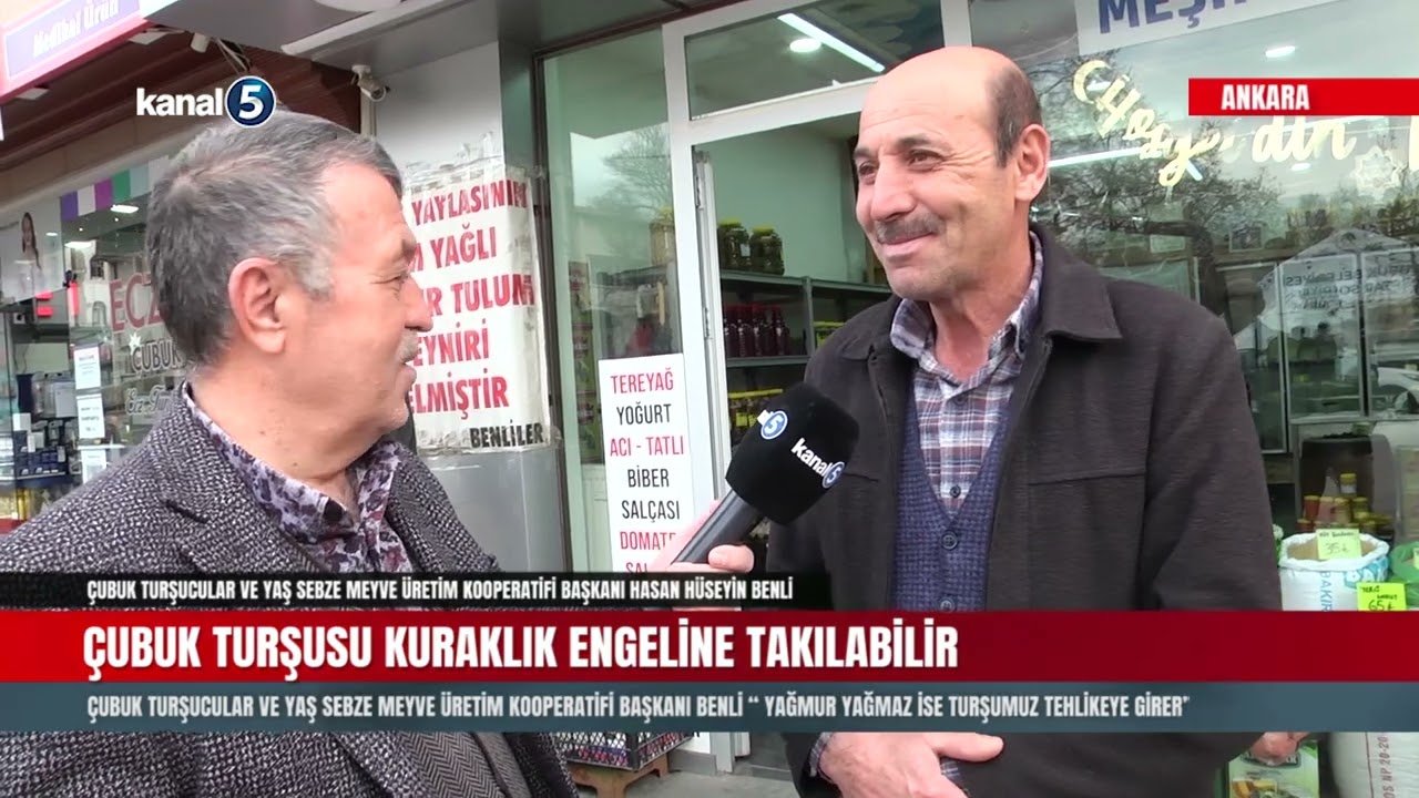 Çubuk turşusu kuraklık engeline takılabilir