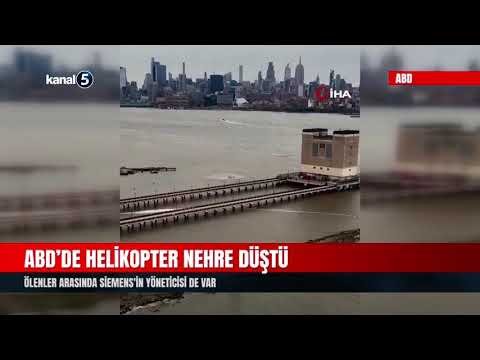 ABD’de Helikopter Nehre Düştü | Siemens CEO’su Ve Ailesi Öldü