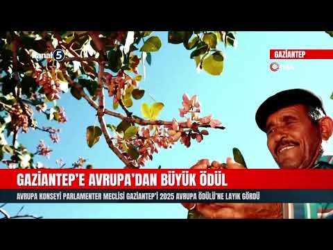 Avrupa Konseyi Parlamenter Meclisi Gaziantep’i 2025 Avrupa Ödülü’ne Layık Gördü