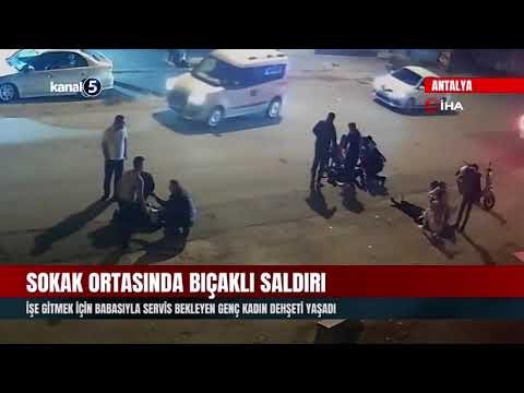 İşe Gitmek İçin Babasıyla Servis Bekleyen Genç Kadın Dehşeti Yaşadı