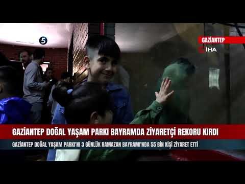 Gaziantep Doğal Yaşam Parkı Bayramda Ziyaretçi Rekoru Kırdı
