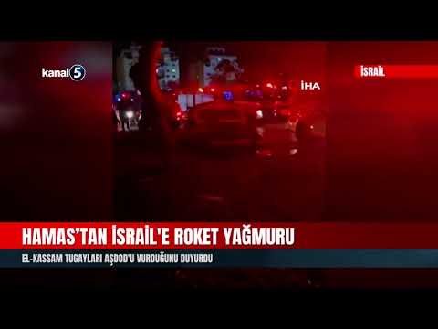 Hamas’tan İsrail’e Roket Yağmuru | El-Kassam Tugayları Aşdod’u Vurduğunu Duyurdu
