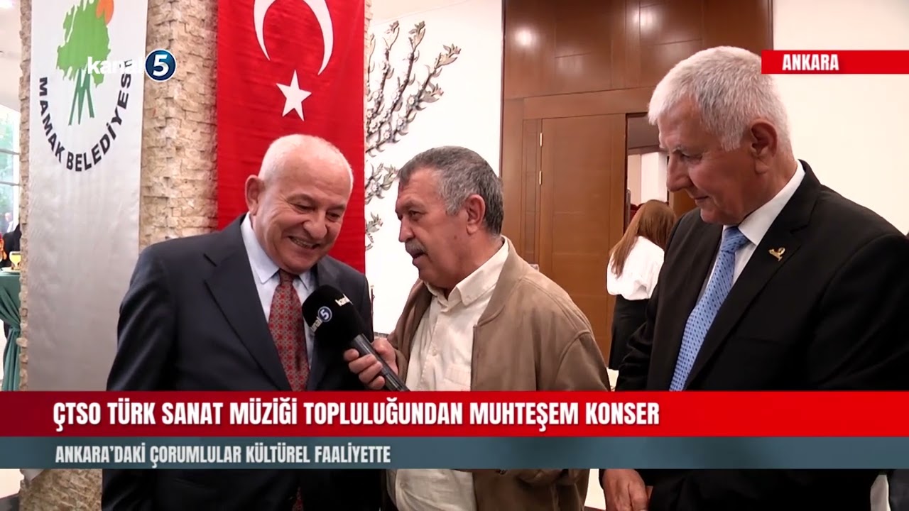 ÇTSO Türk Sanat Müziği Topluluğundan Muhteşem Konser