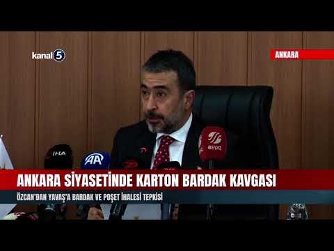 Ankara Siyasetinde Karton Bardak Kavgası | Özcan’dan Yavaş’a Bardak Ve Poşet İhalesi Tepkisi