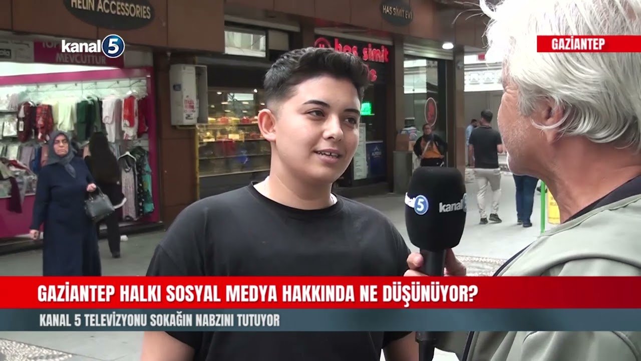 GAZİANTEP HALKI SOSYAL MEDYA HAKKINDA NE DÜŞÜNÜYOR? | SOKAK RÖPORTAJI