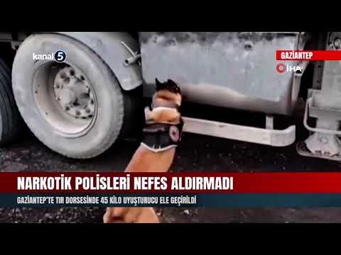 Gaziantep’te Tır Dorsesinde 45 Kilo Uyuşturucu Ele Geçirildi