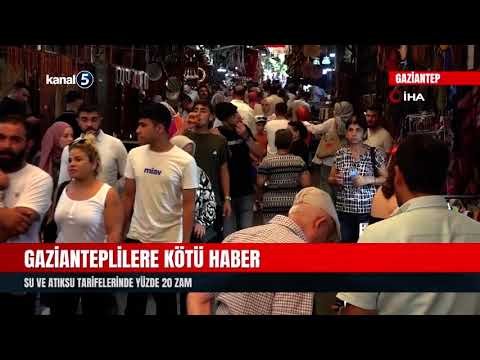 Gazianteplilere Kötü Haber | Gaziantep’te Suya Büyük Zam
