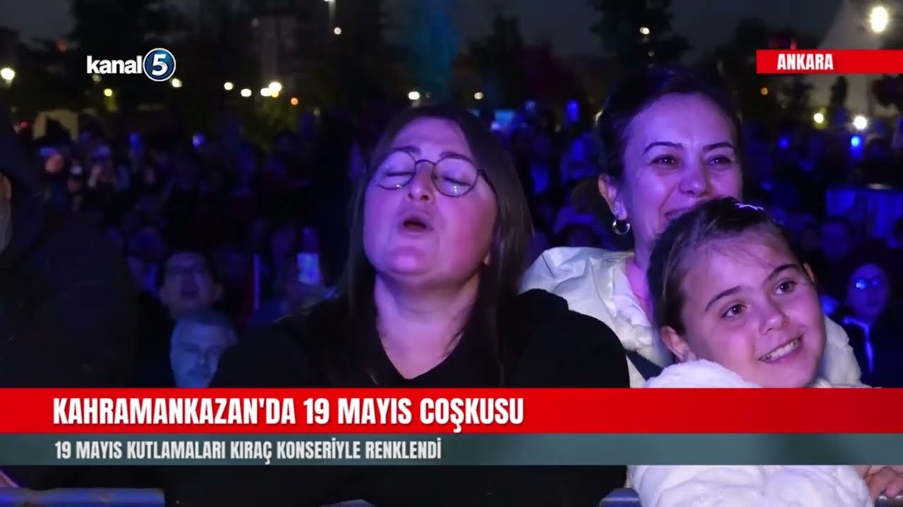 KAHRAMANKAZAN’DA 19 MAYIS COŞKUSU: KIRAÇ KONSERİYLE TAÇLANDI