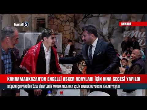 Kahramankazan’da Engelli Asker Adayları İçin Kına Gecesi Yapıldı