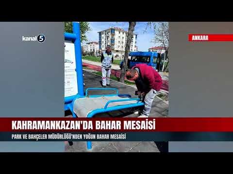 Kahramankazan Belediyesi Park Ve Bahçeler Müdürlüğü’nden Yoğun Bahar Mesaisi