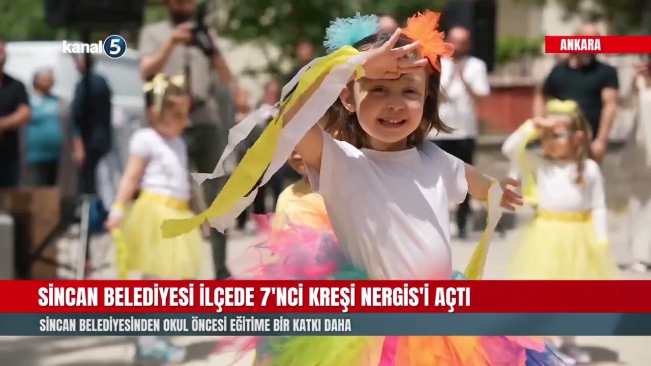 Sincan Belediyesi İlçede 7’nci Kreşi Nergis’i Açtı
