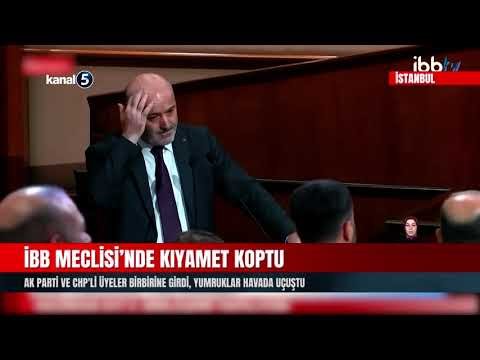 İBB Meclisi’nde Kıyamet Koptu | AK Parti ve CHP’li Üyeler Birbirine Girdi| Yumruklar Havada Uçuştu