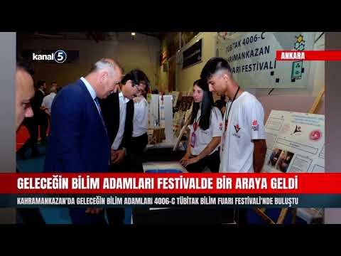 Kahramankazan’da Geleceğin Bilim Adamları 4006-C TÜBİTAK Bilim Fuarı Festivali’nde Buluştu