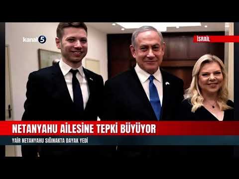 Netanyahu Ailesine Tepki Büyüyor | Yair Netanyahu Sığınakta Dayak Yedi!