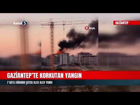 Gaziantep’te Korkutan Yangın | Gökyüzünü Dumanlar Kapladı