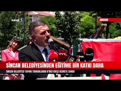 Sincan Belediyesi Yapımı Tamamlanan 8’inci Kreşi Hizmete Sundu