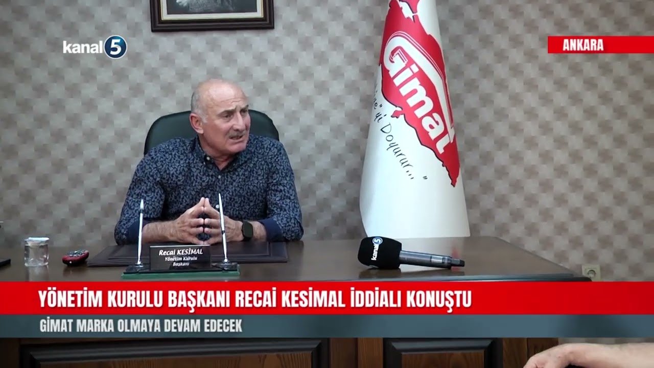 Yönetim Kurulu Başkanı Recai Kesimal İddialı Konuştu; GİMAT Marka Olmaya Devam Edecek