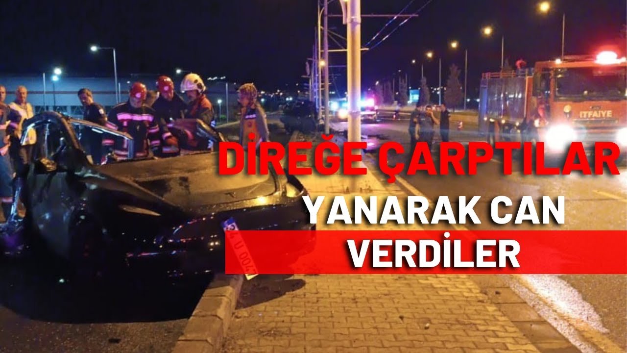 Feci kazada Tesla cayır cayır yandı! 2 hemşire hayatını kaybetti
