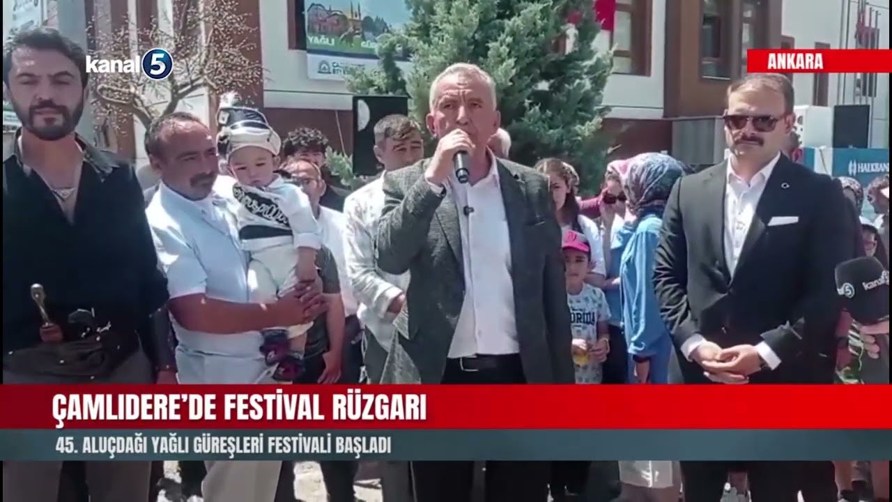45. Aluçdağı Yağlı Güreşleri Festivali başladı
