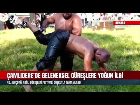 45. Aluçdağı Yağlı Güreşleri Festivali Coşkuyla Tamamlandı