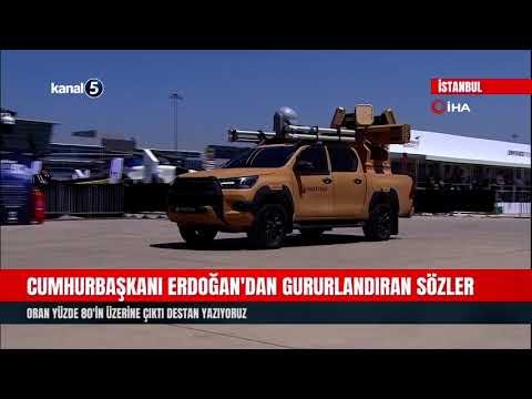 Cumhurbaşkanı Erdoğan’dan gururlandıran sözler | Oran yüzde 80’in üzerine çıktı destan yazıyoruz