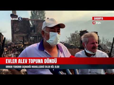 Evler Alev Topuna Döndü | Orman Yangının Sıçradığı Mahalledeki Evler Kül Oldu