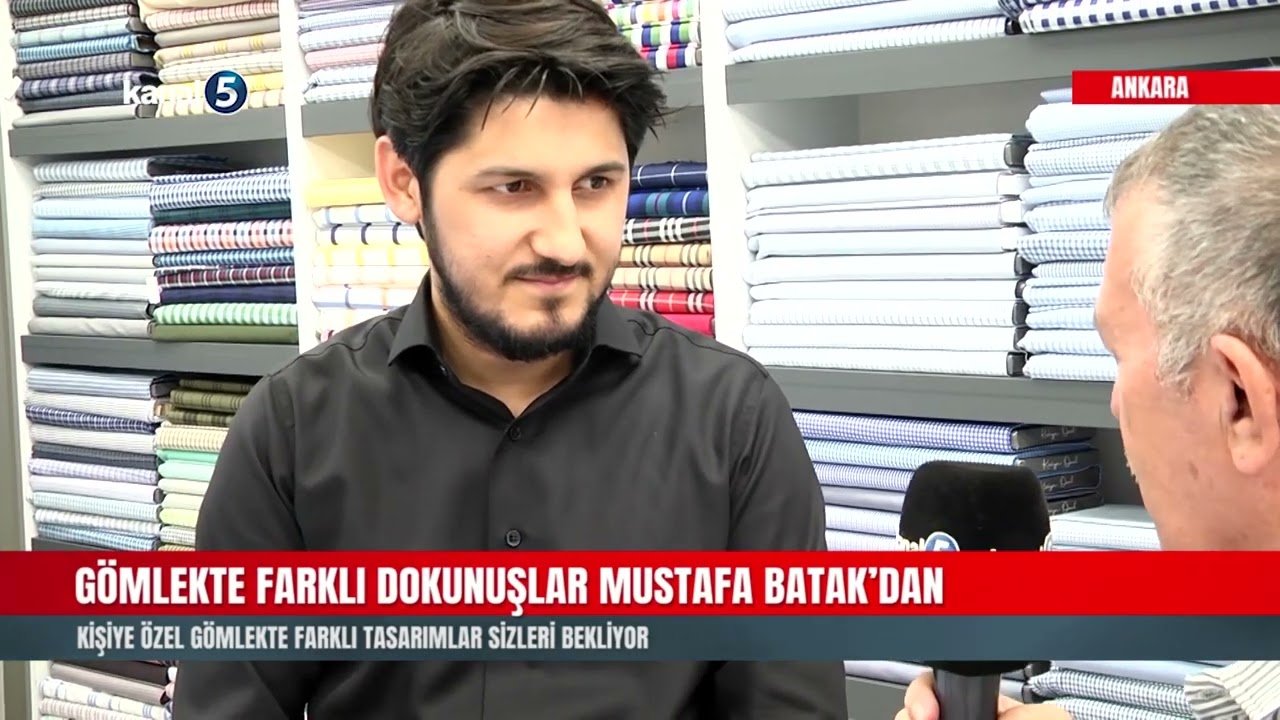 Gömlekte Farklı Dokunuşlar Mustafa Batak’dan