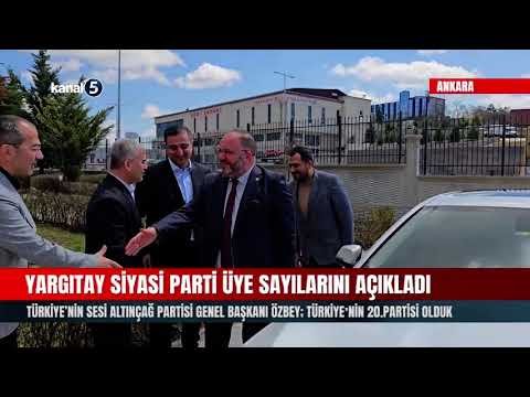 Türkiye’nin Sesi Altınçağ Partisi Genel Başkanı Özbey; Türkiyeʼnin 20.Partisi Olduk