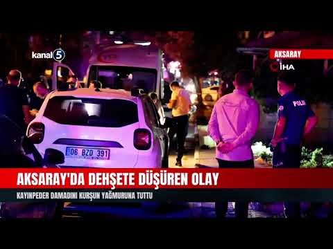 Aksaray’da Dehşete Düşüren Olay | Kayınpeder Damadını Kurşun Yağmuruna Tuttu