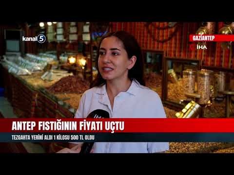 Antep Fıstığının Fiyatı Uçtu | Tezgahta Yerini Aldı 1 Kilosu 500 TL Oldu