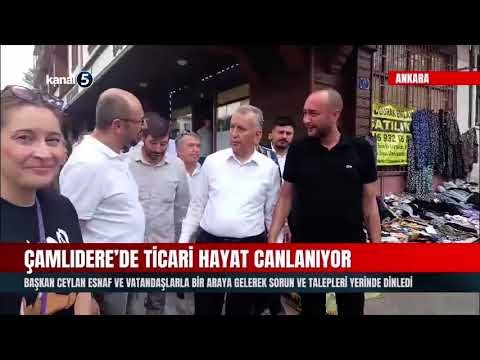 Çamlıdere’de Ticari Hayat Canlanıyor | Başkan Adem Ceylan Esnafla Buluştu