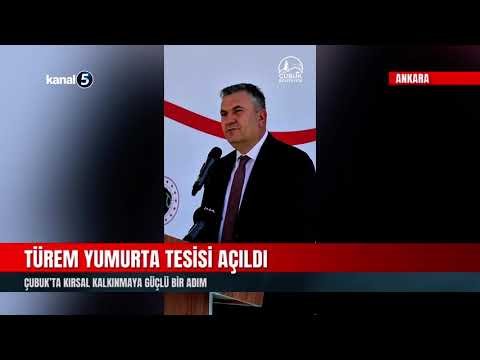 Çubuk’ta Kırsal Kalkınmaya Güçlü Bir Adım | Türem Yumurta Tesisi Açıldı