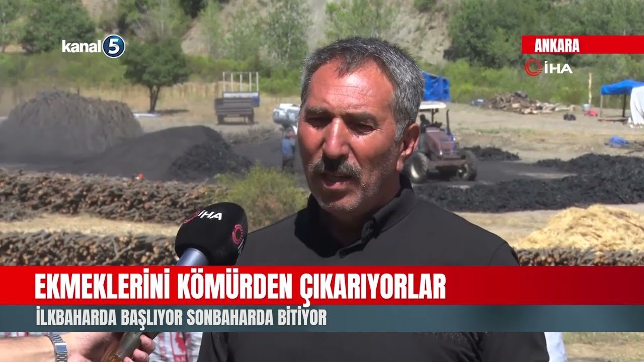 Ekmeklerini Kömürden Çıkarıyorlar | İlkbaharda Başlıyor Sonbaharda Bitiyor