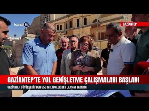 Gaziantep Büyükşehir’den 650 Milyonluk Dev Ulaşım Yatırımı