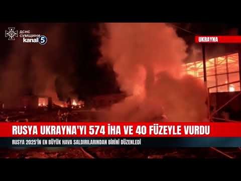 Rusya Ukrayna’yı 574 İHA ve 40 füzeyle vurdu