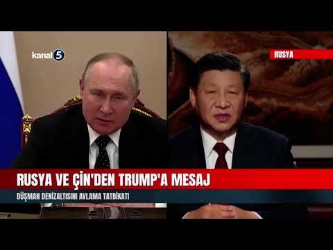 Rusya Ve Çin’den Trump’a Mesaj | Düşman Denizaltısını Avlama Tatbikatı