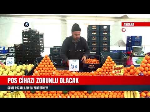 Semt Pazarlarında Yeni Dönem | POS Cihazı Zorunlu Olacak