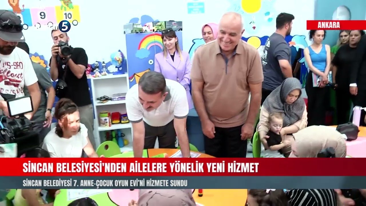 Sincan Belediyesi 7. Anne-Çocuk Oyun Evi’ni Hizmete Sundu