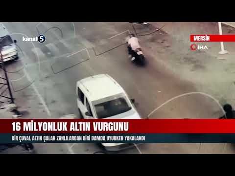 16 Milyonluk Altın Vurgunu | Bir Çuval Altın Çalan Zanlılardan Biri Damda Uyurken Yakalandı