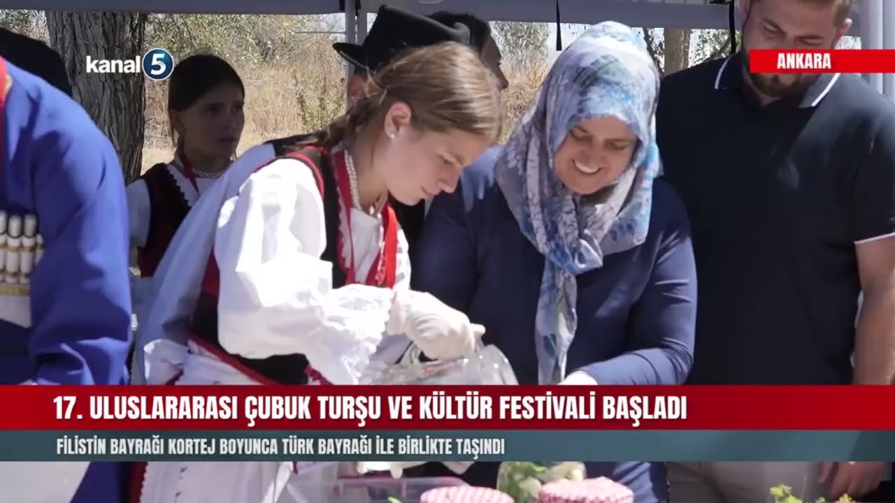 17. Uluslararası Çubuk Turşu ve Kültür Festivali Başladı