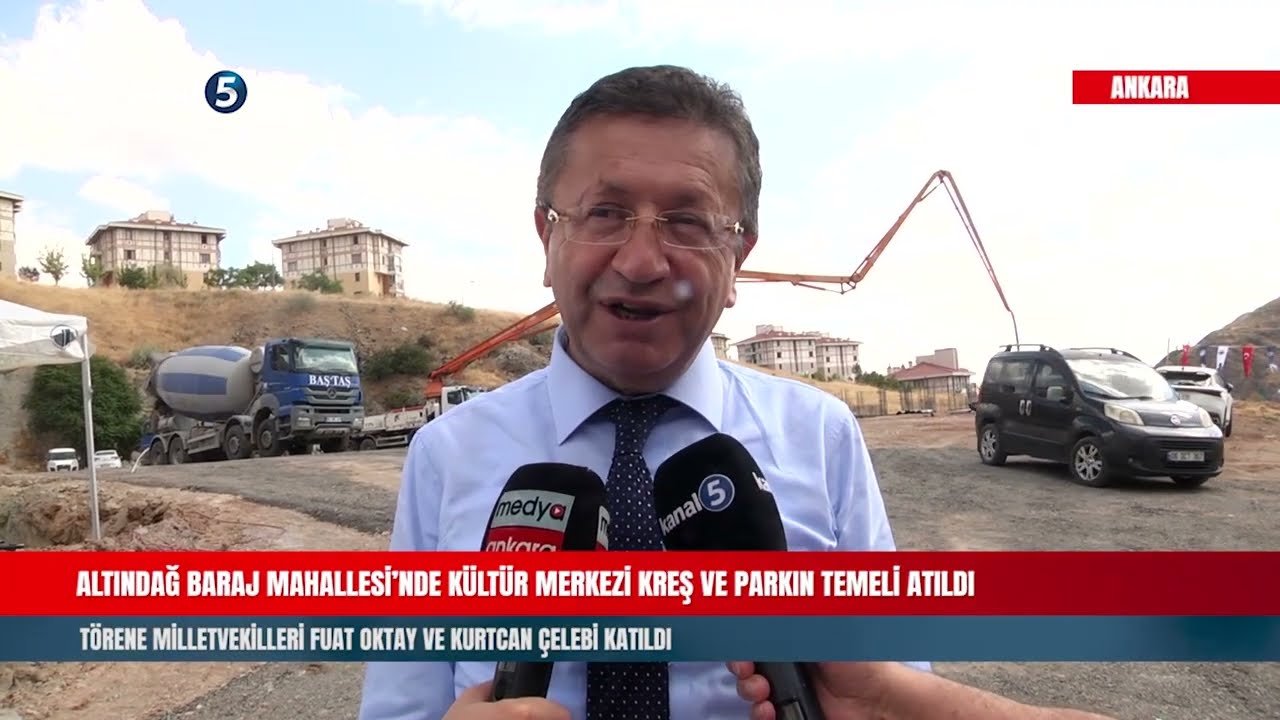 Altındağ Baraj Mahallesi’nde Kültür Merkezi Kreş ve Parkın Temeli Atıldı