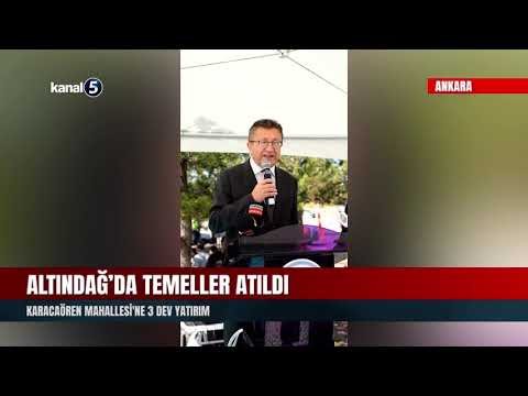 Altındağ’da temeller atıldı | Karacaören Mahallesi’ne 3 dev yatırım